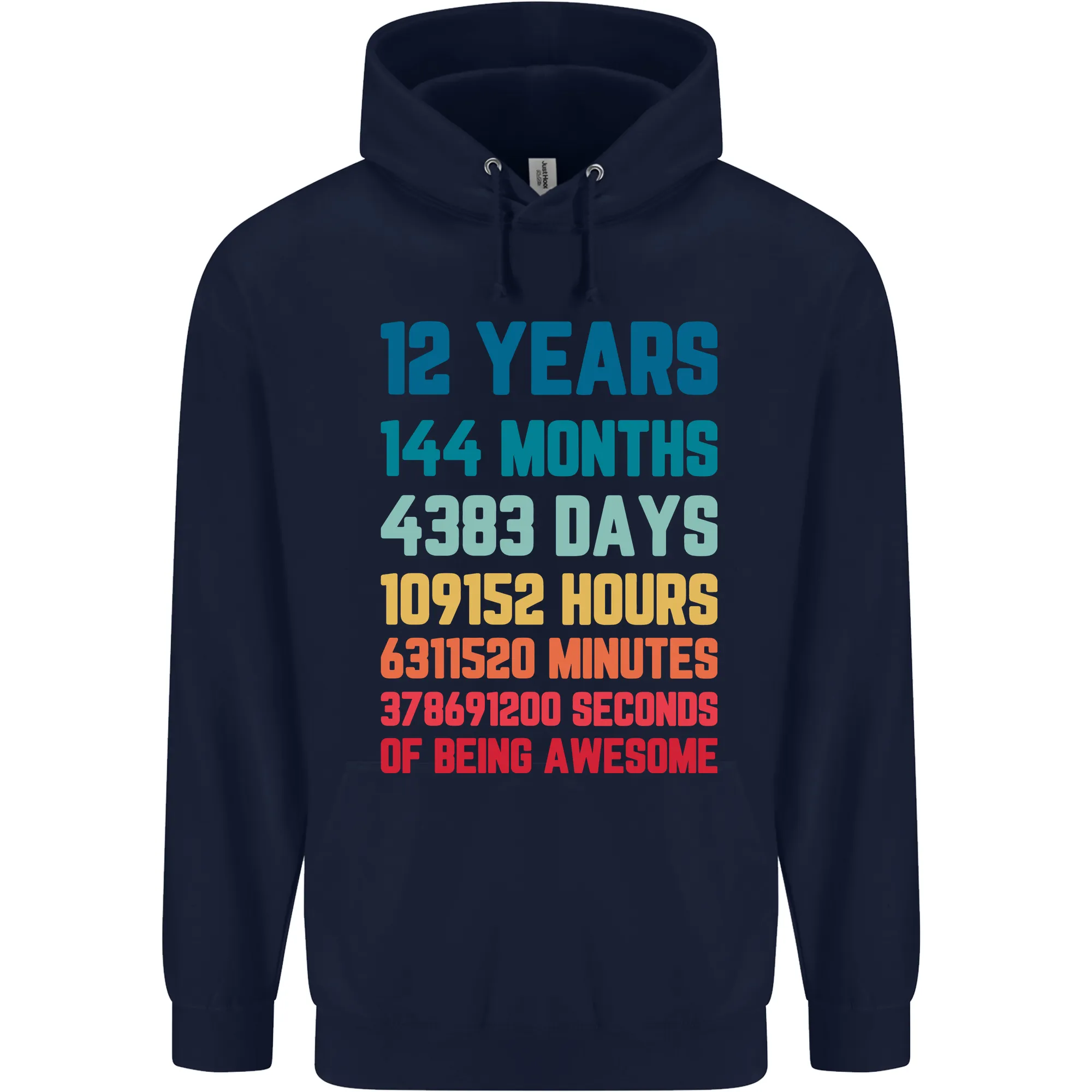 12th Birthday 12 Year Old Childrens Kids Hoodie