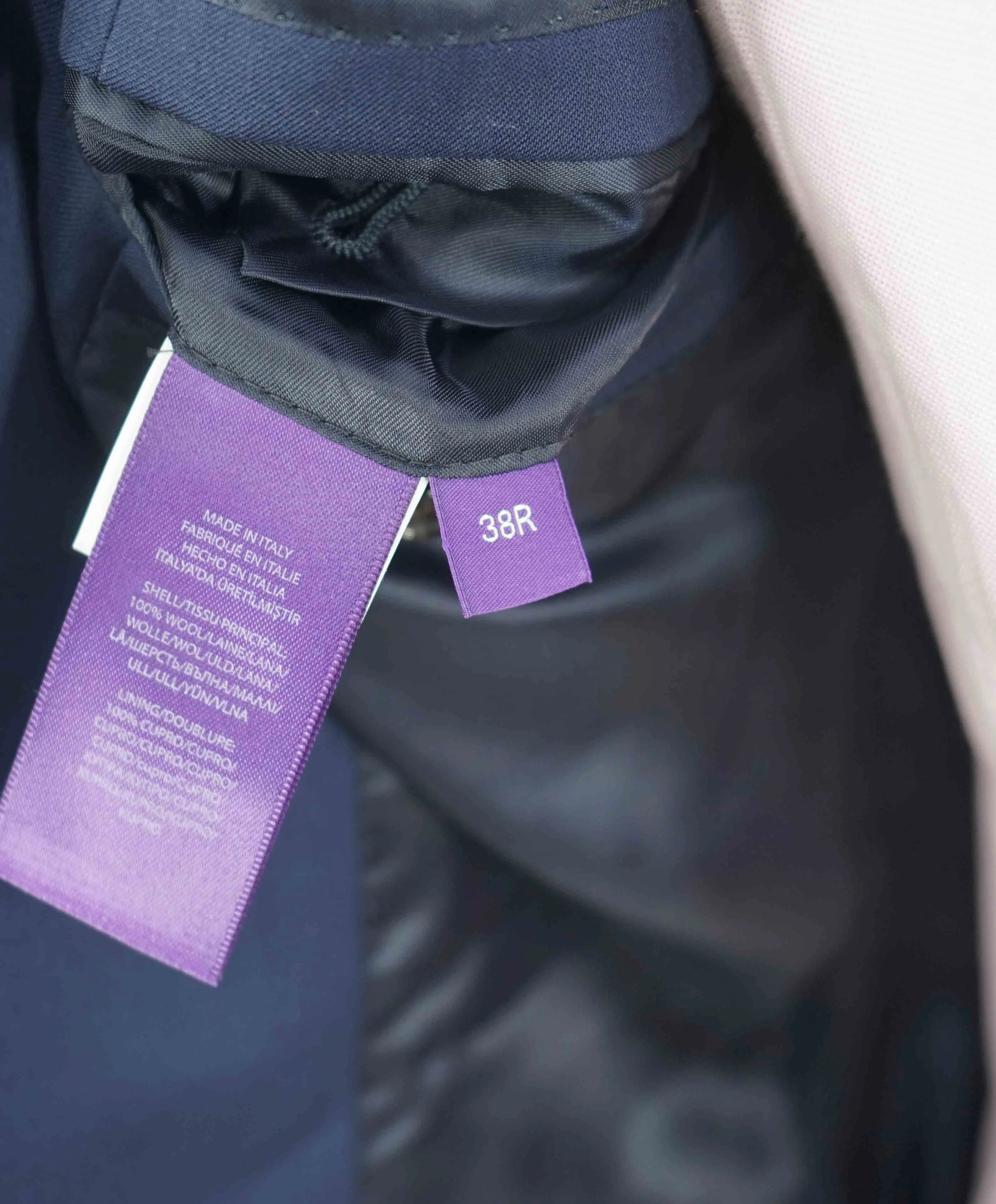 $2,695 RALPH LAUREN PURPLE LABEL - *CLOSET STAPLE* Cobalt Blue Blazer - 38R