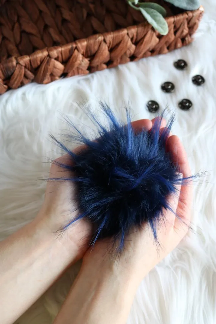 4" Faux Fur Pom-Pom