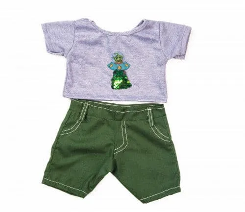 Alien Sequin Shirt & Pants Gift Set