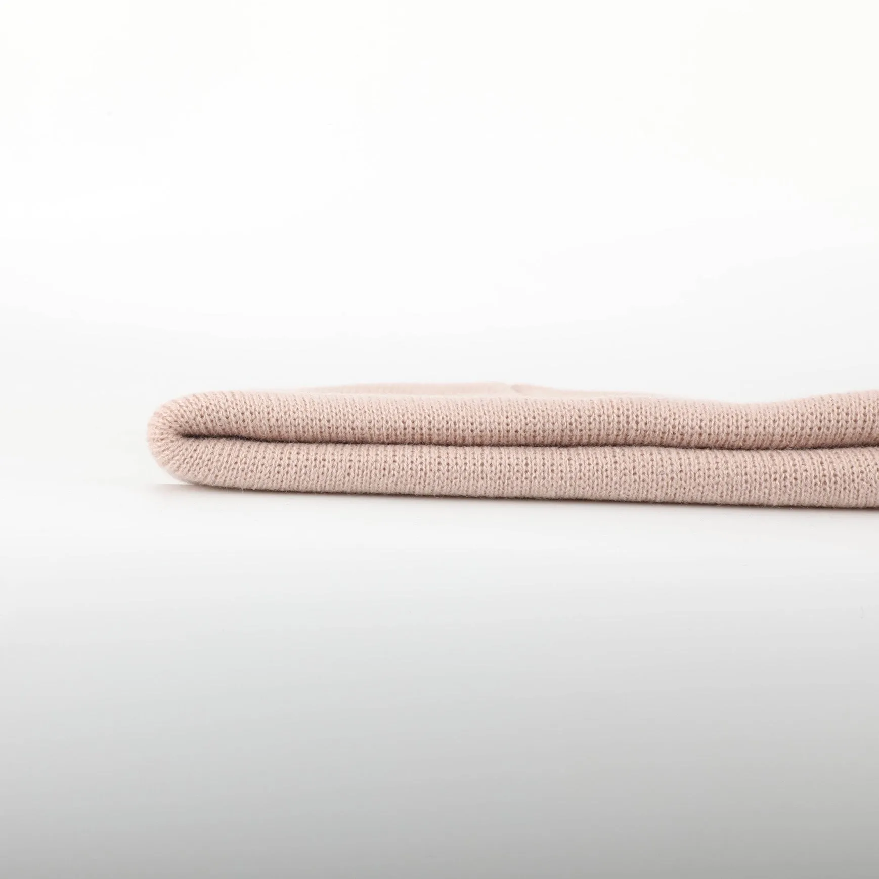 Beige Folding Beanie