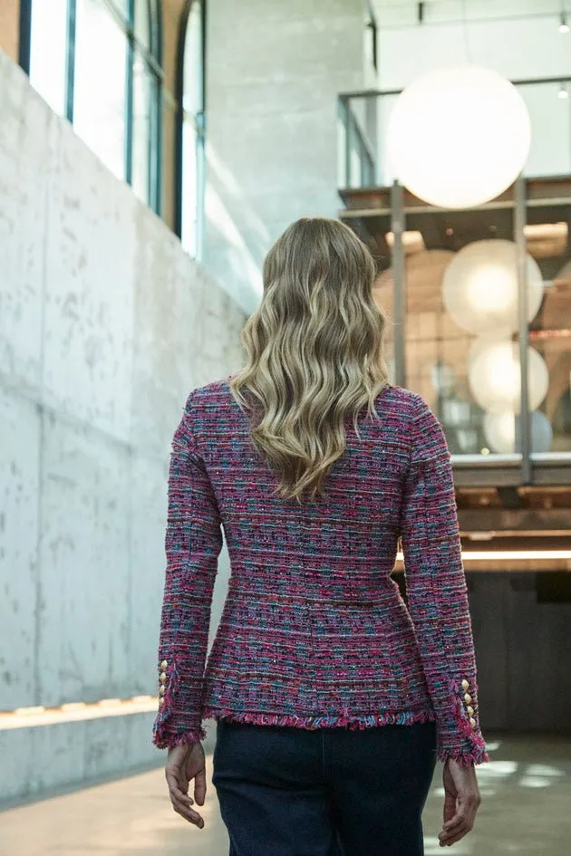 BLAZER TWEED DESFLECADA BERENICE