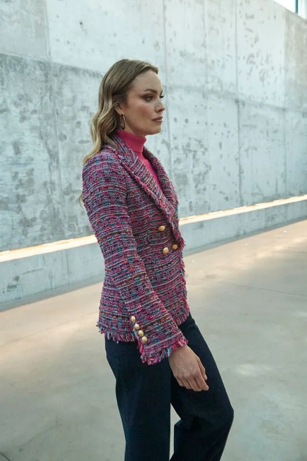 BLAZER TWEED DESFLECADA BERENICE