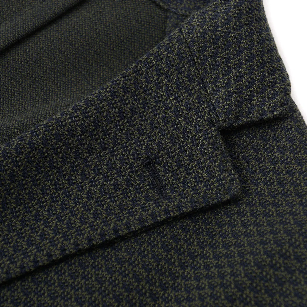 Boglioli Green and Navy Knit Cotton Sport Coat