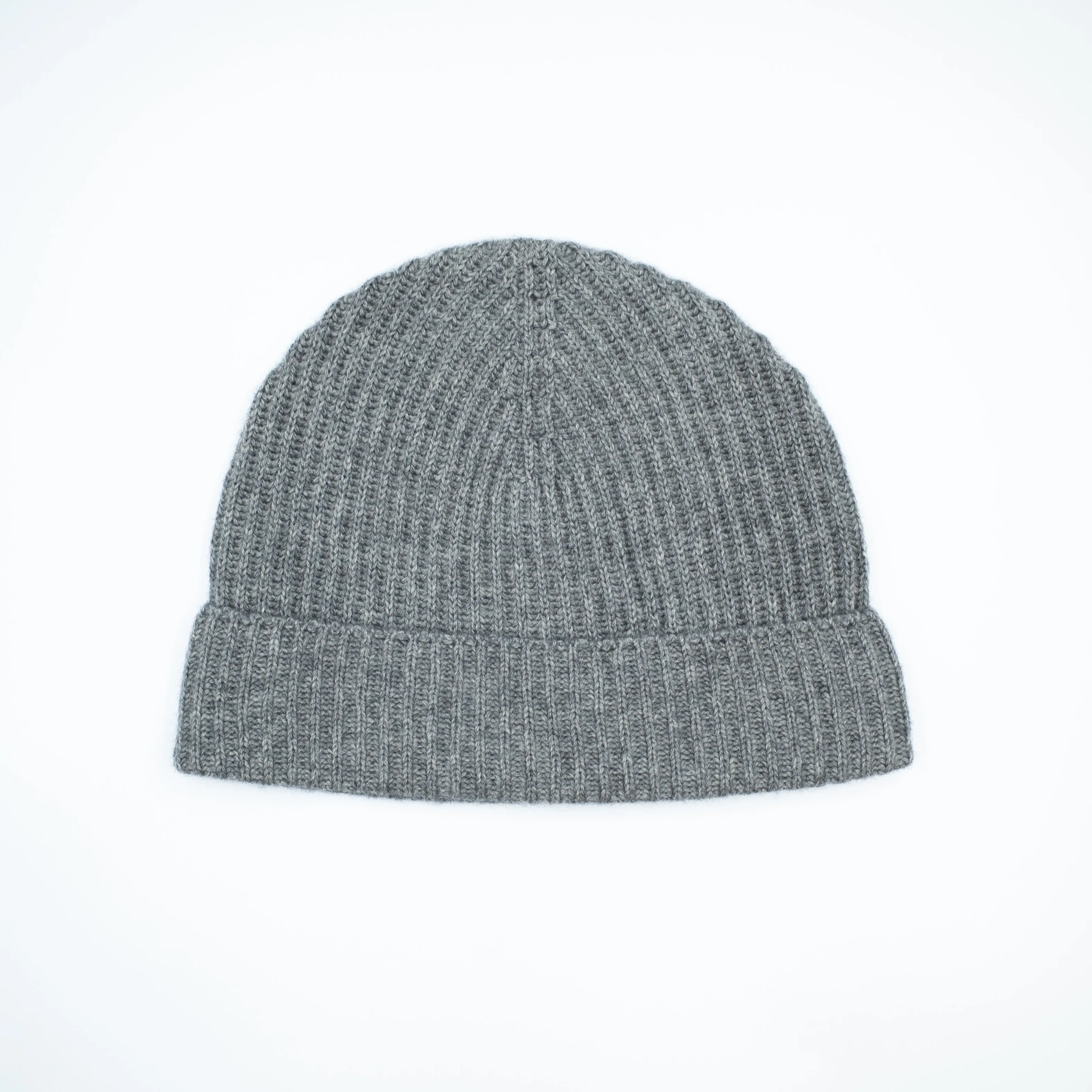 Brand New Scottish Smoke Grey Cable Knit Beanie Hat Unisex