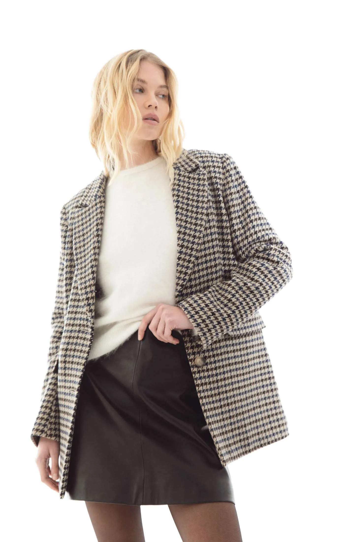 Brooklyn Blazer - Houndstooth