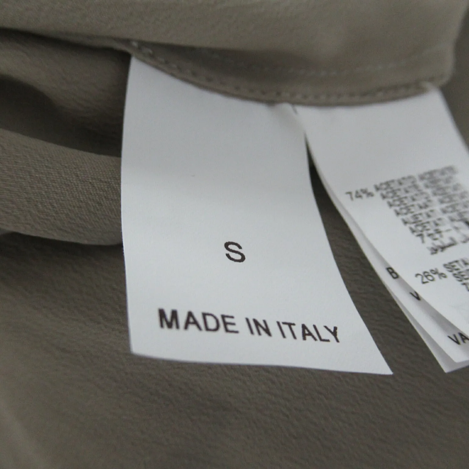 Brunello Cucinelli Silk Coat Dress Khaki