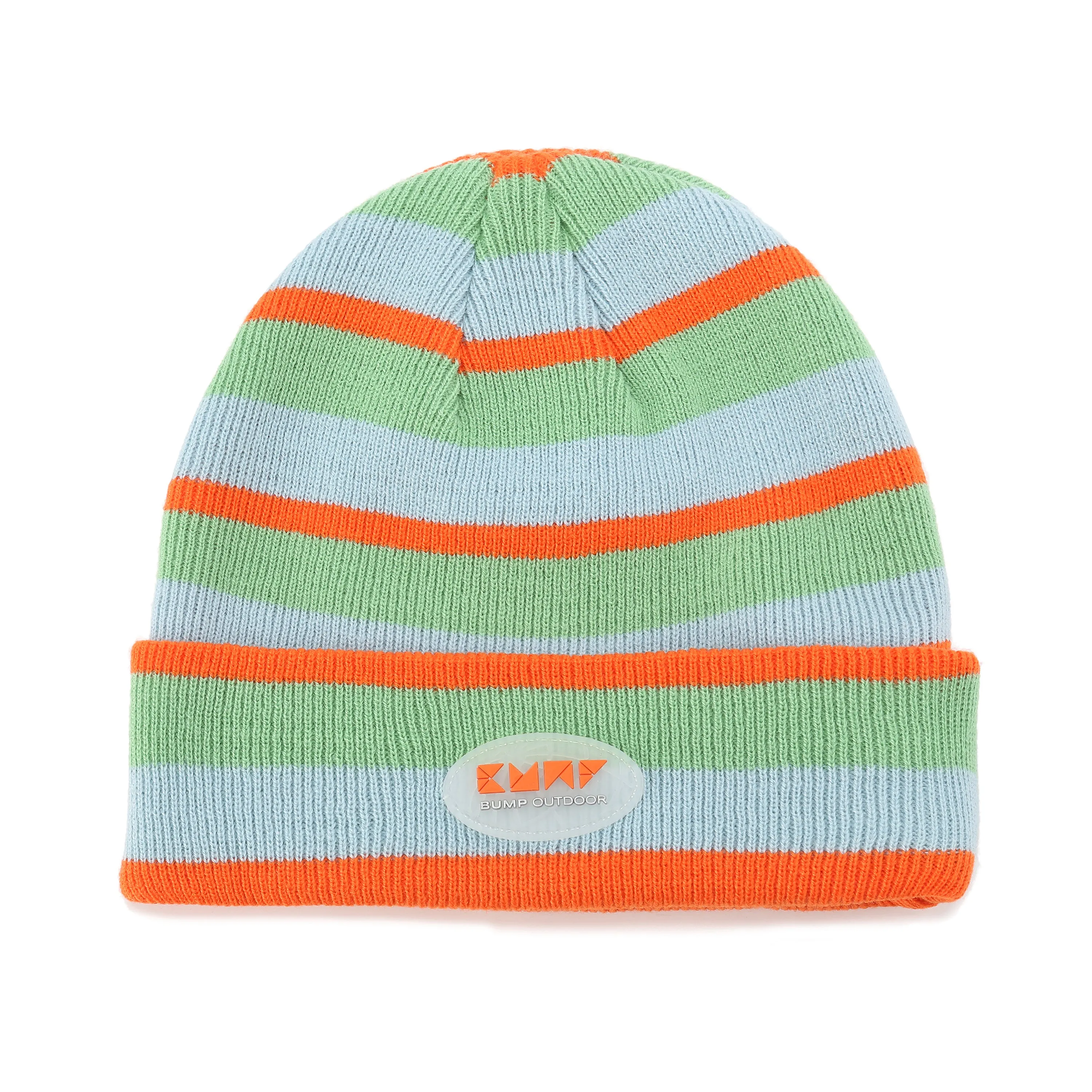 BUMP Knit Beanie Blue Stripe