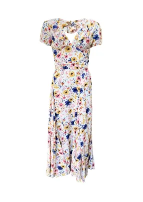 BYTIMO - Wrap Open Back Midi Dress