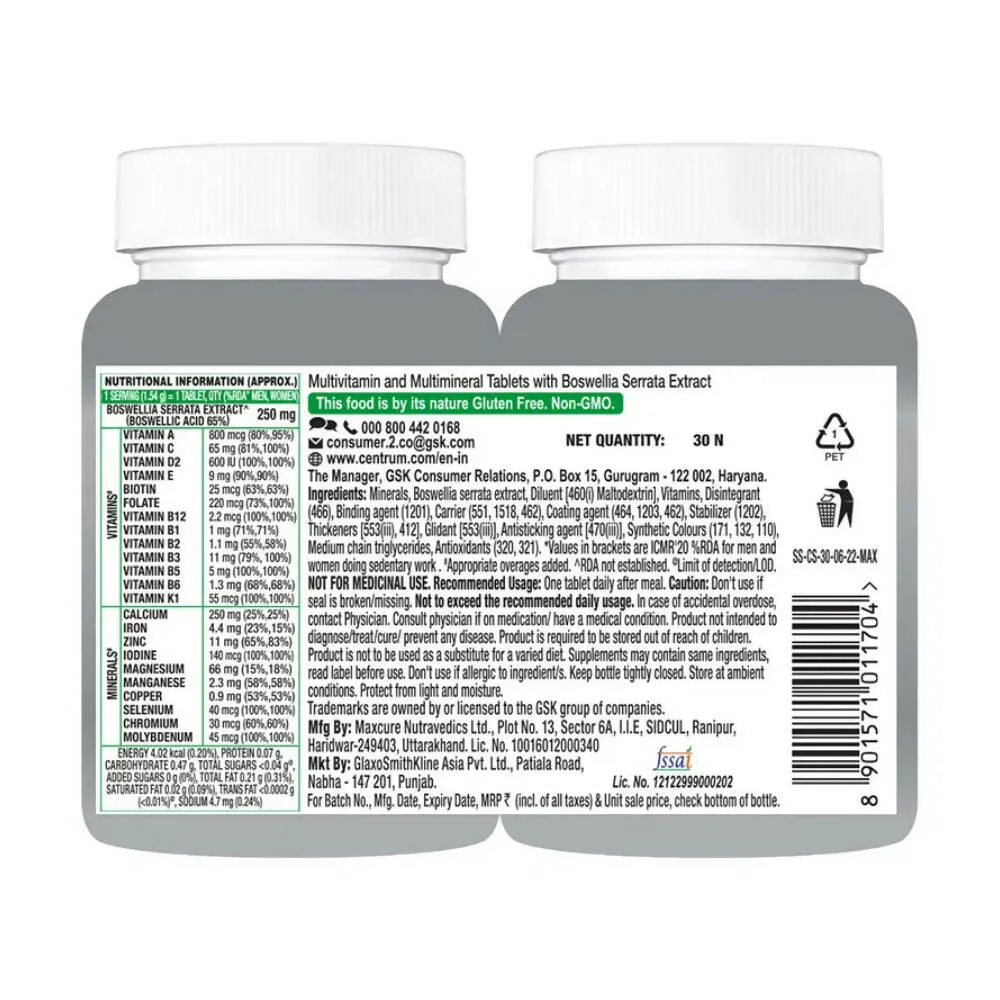 Centrum Adult 50  Supports Overall Health Tablets