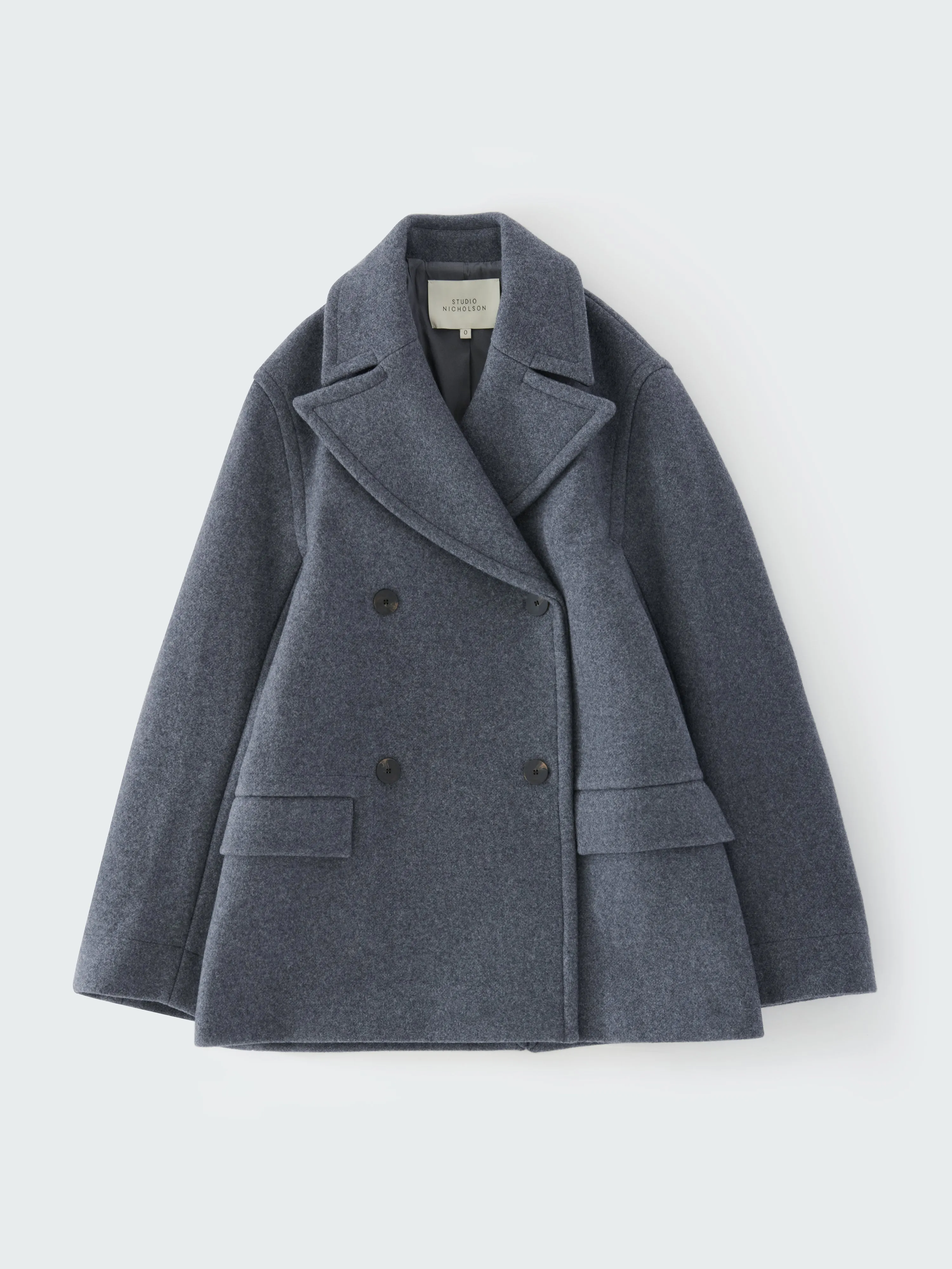 Coles Coat in Grey Melange