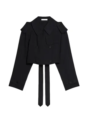 Cropped Trench Coat