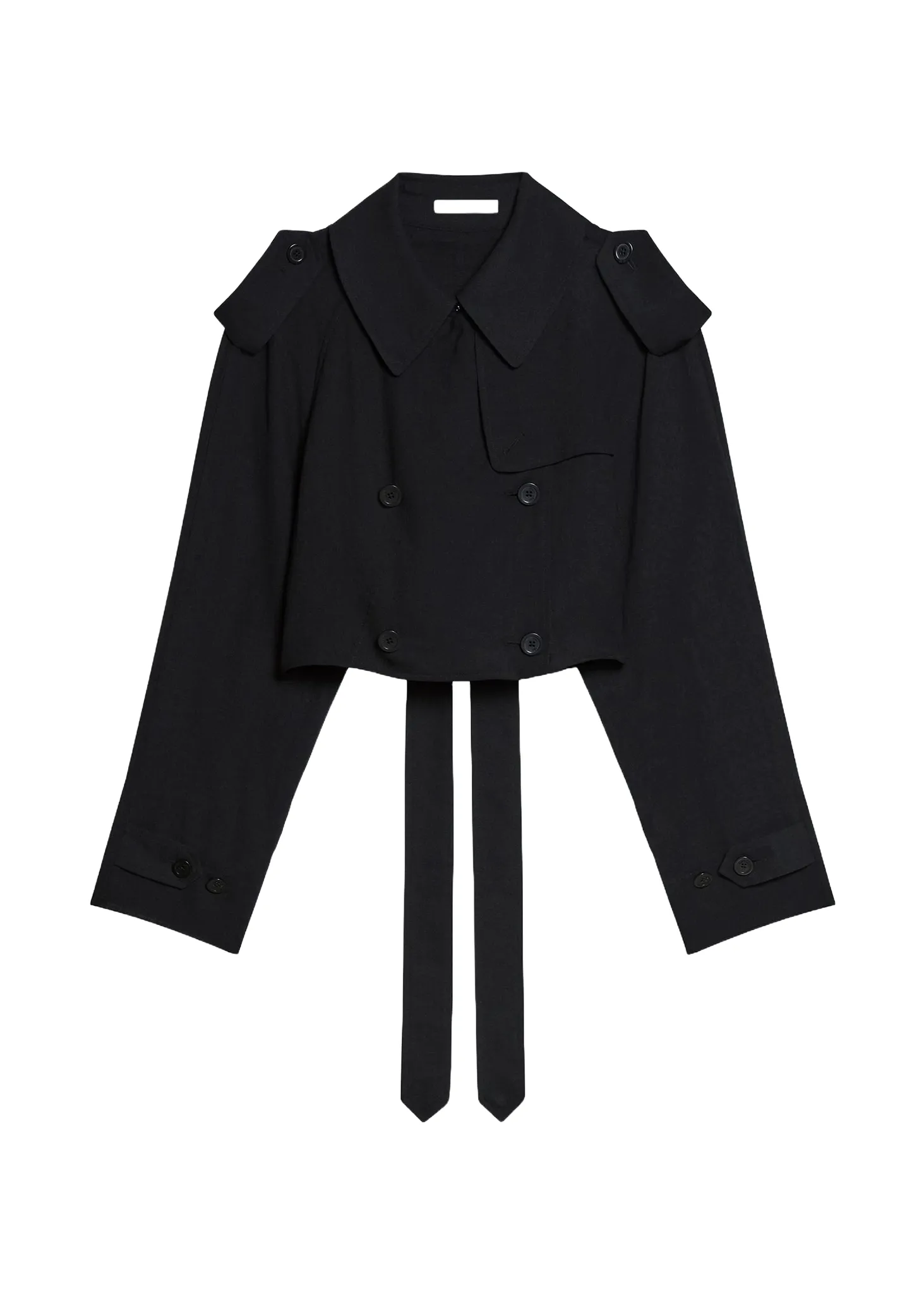 Cropped Trench Coat