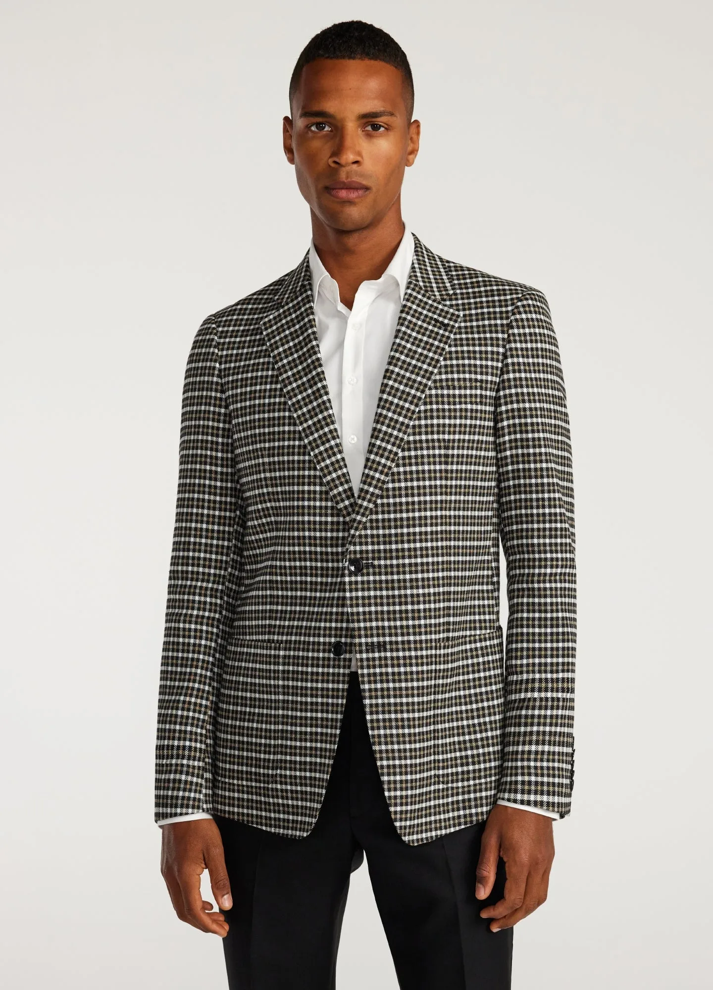 Double Check Blazer Camel