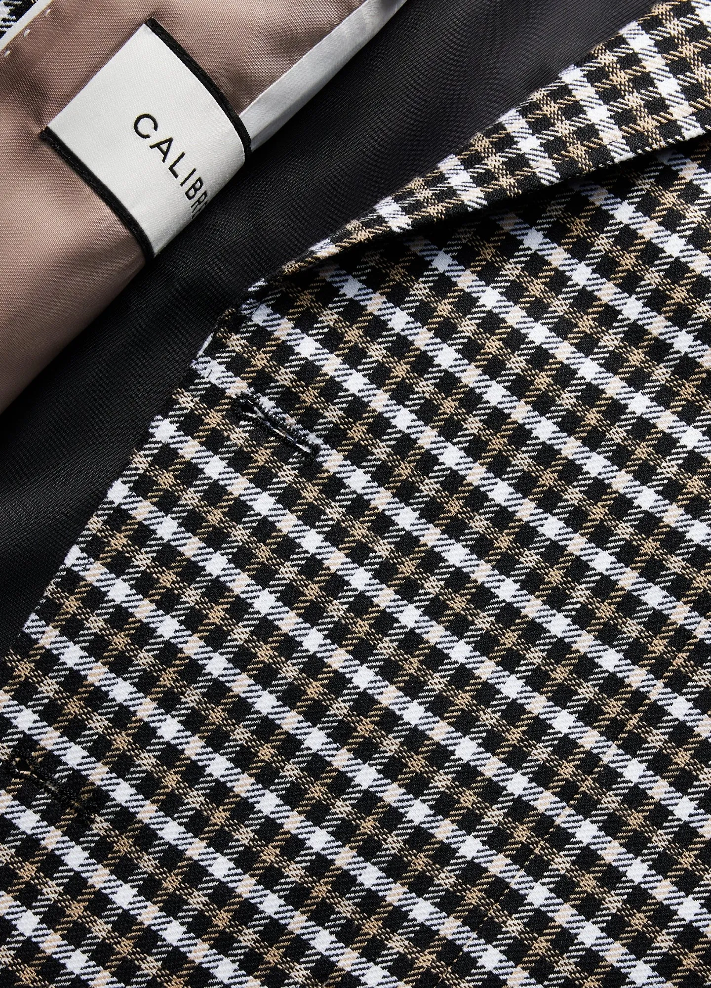 Double Check Blazer Camel