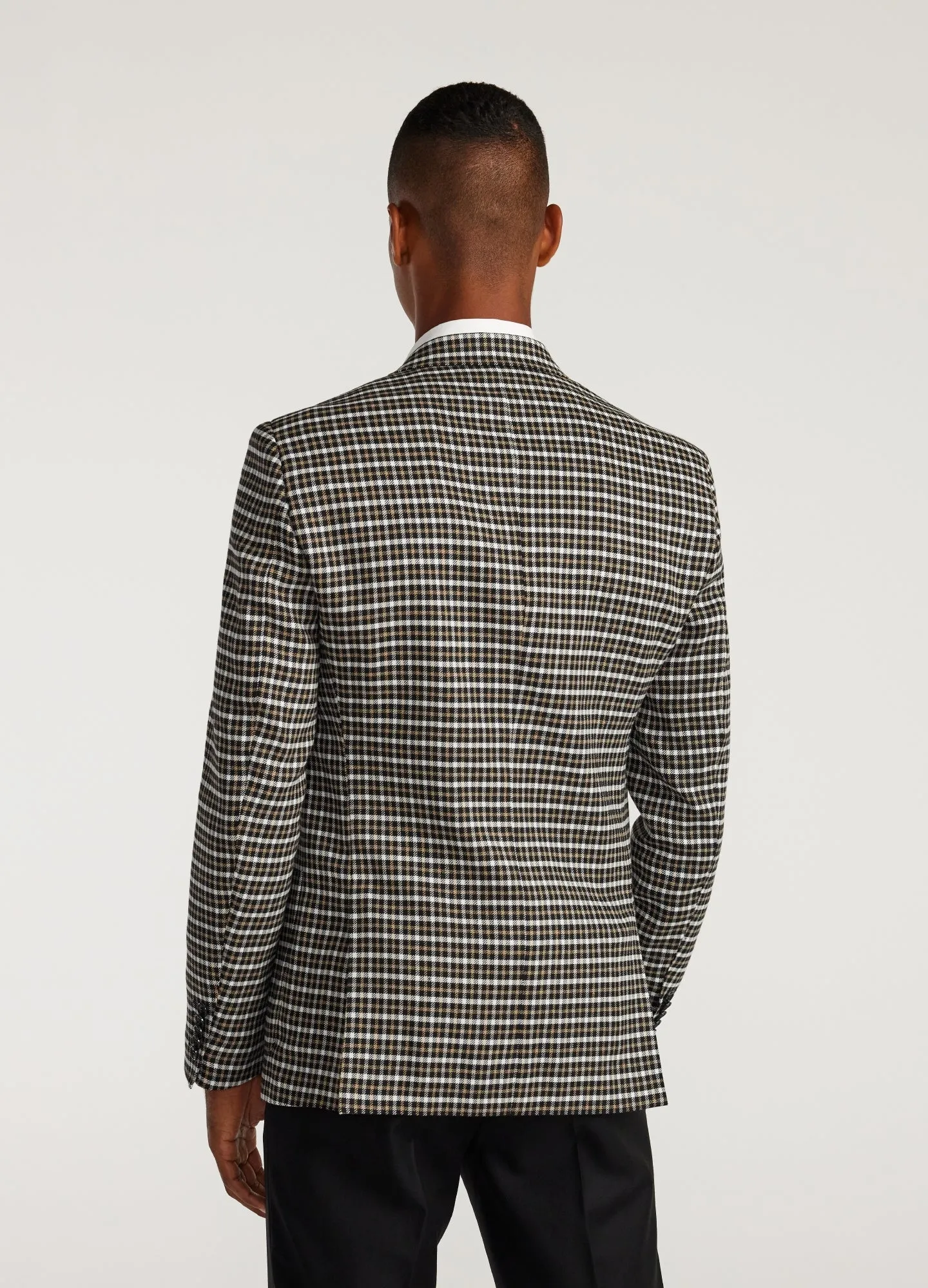 Double Check Blazer Camel