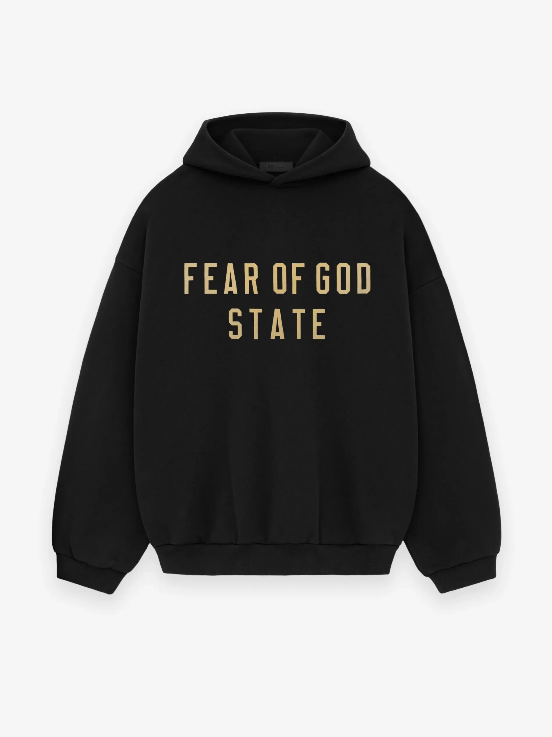 ESSENTIALS - Fleece Hoodie Black