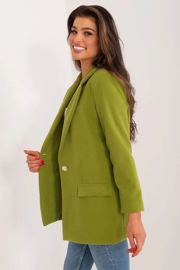 Fashionable Blazer Light Green