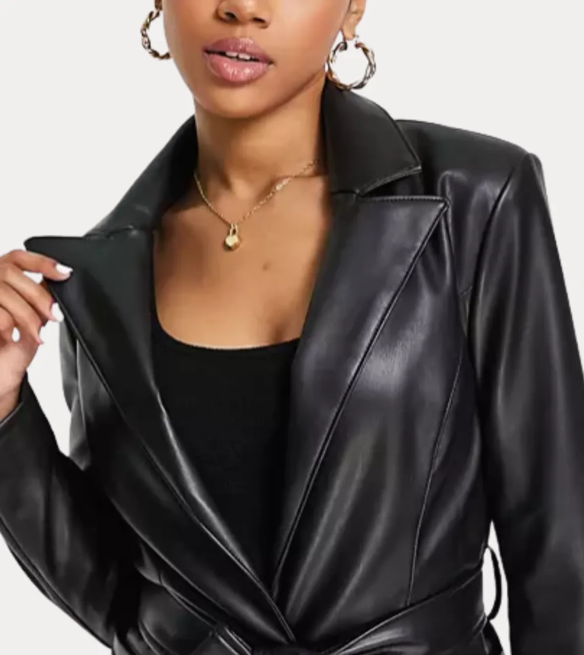 Fern Persona Women's Leather Blazer