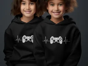 Gaming Controller Design Unisex Kids Boys Girls Hoodie