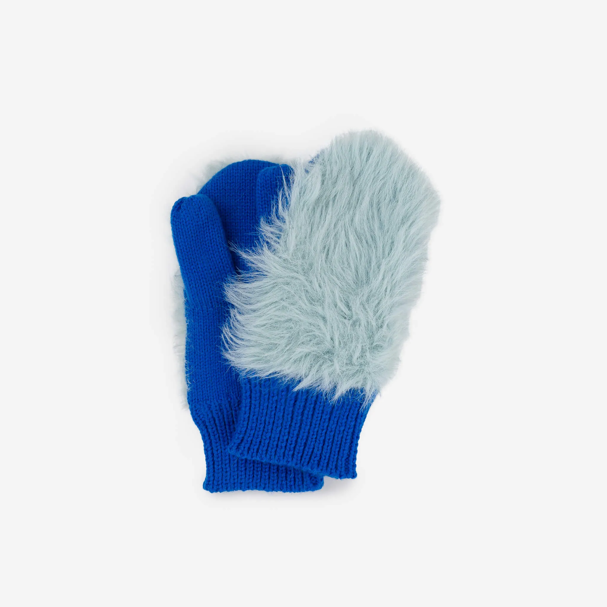 Kids Faux Fur Mittens