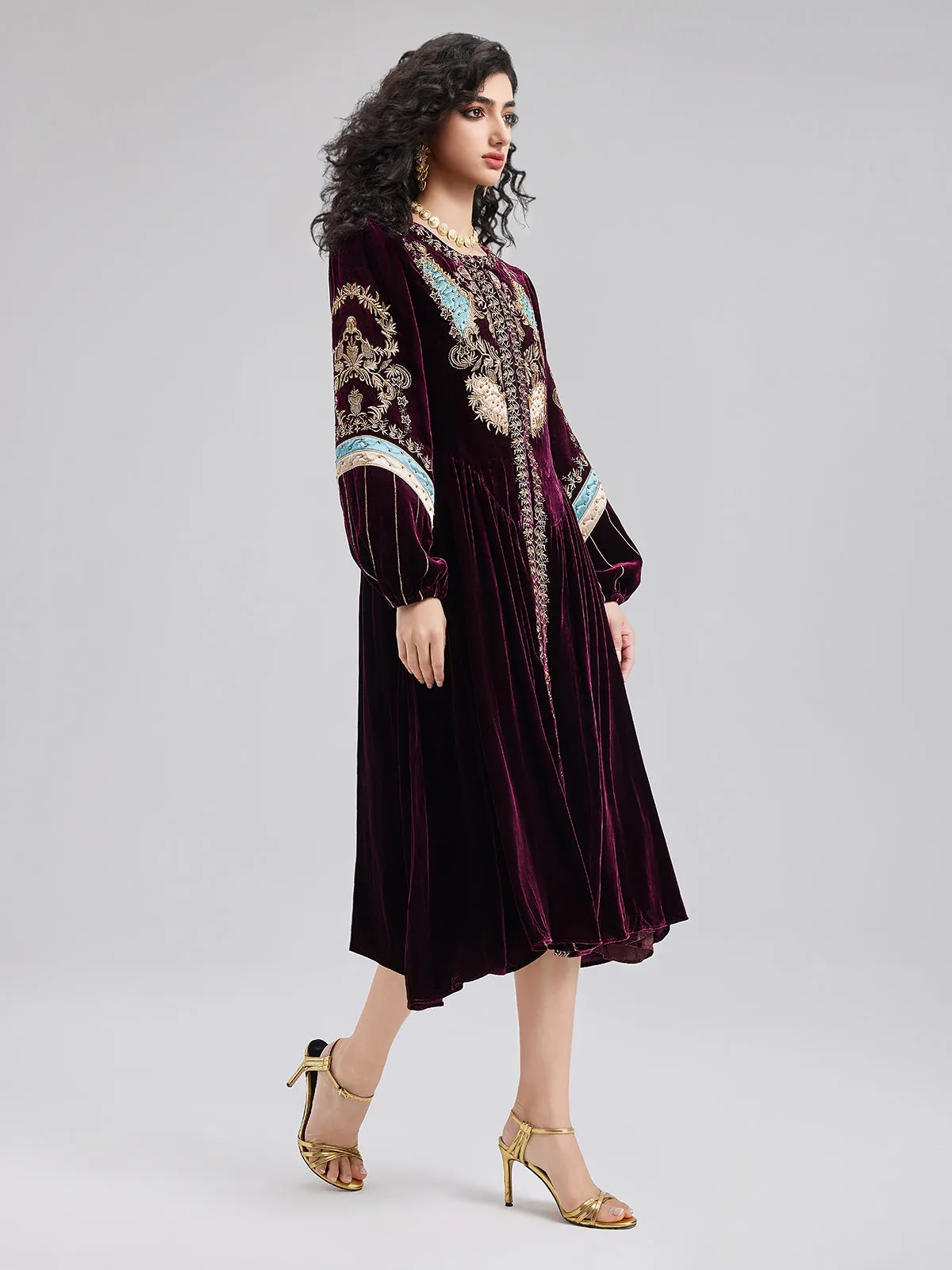 Limited Edition Embroidered Velvet Coat