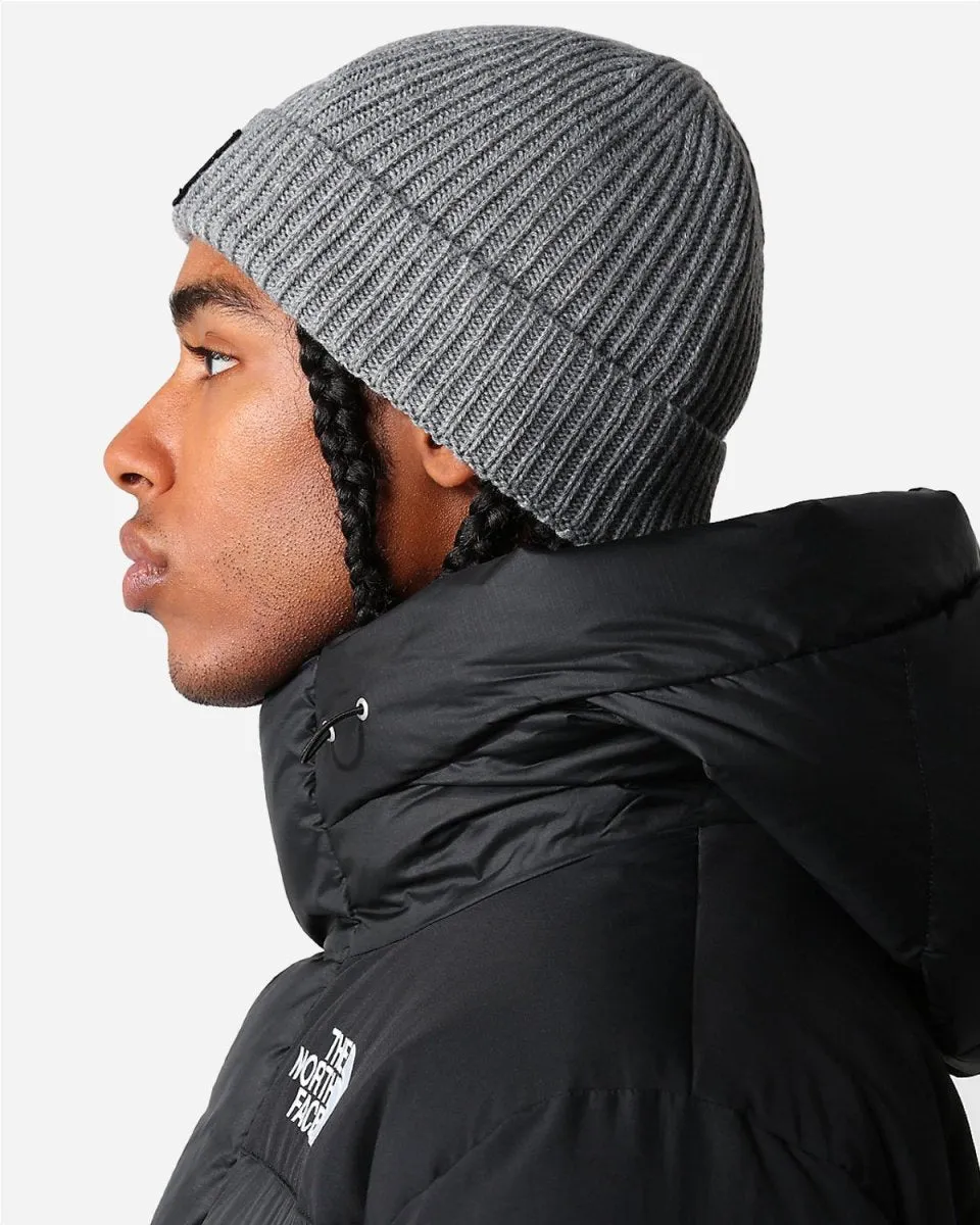 Logo Box Beanie - Medium Grey