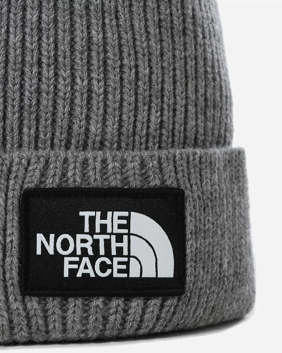 Logo Box Beanie - Medium Grey