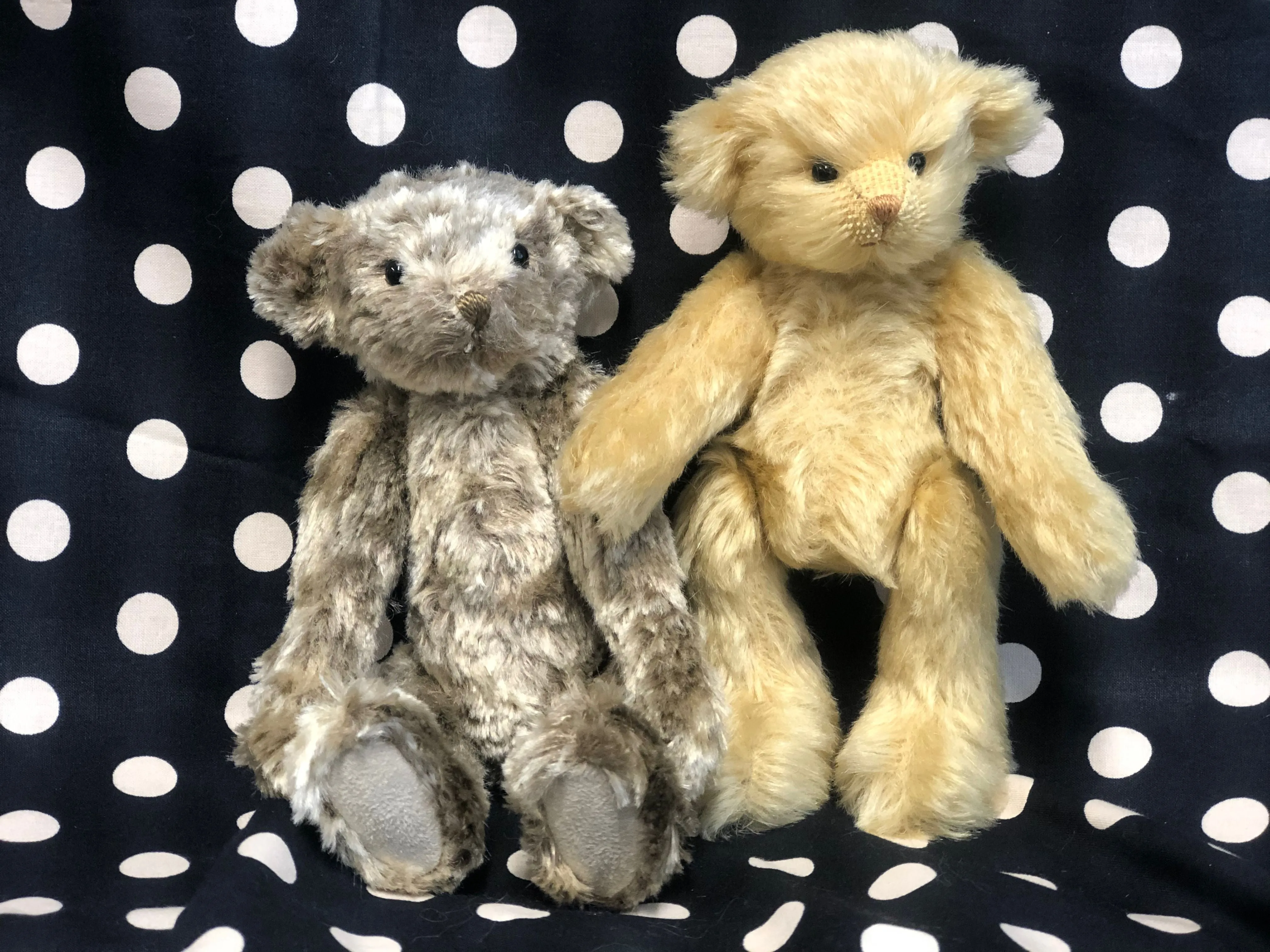 Mohair Teddy Bear Making Kit - Charlotte - With or Without Pattern - 19cm when made
