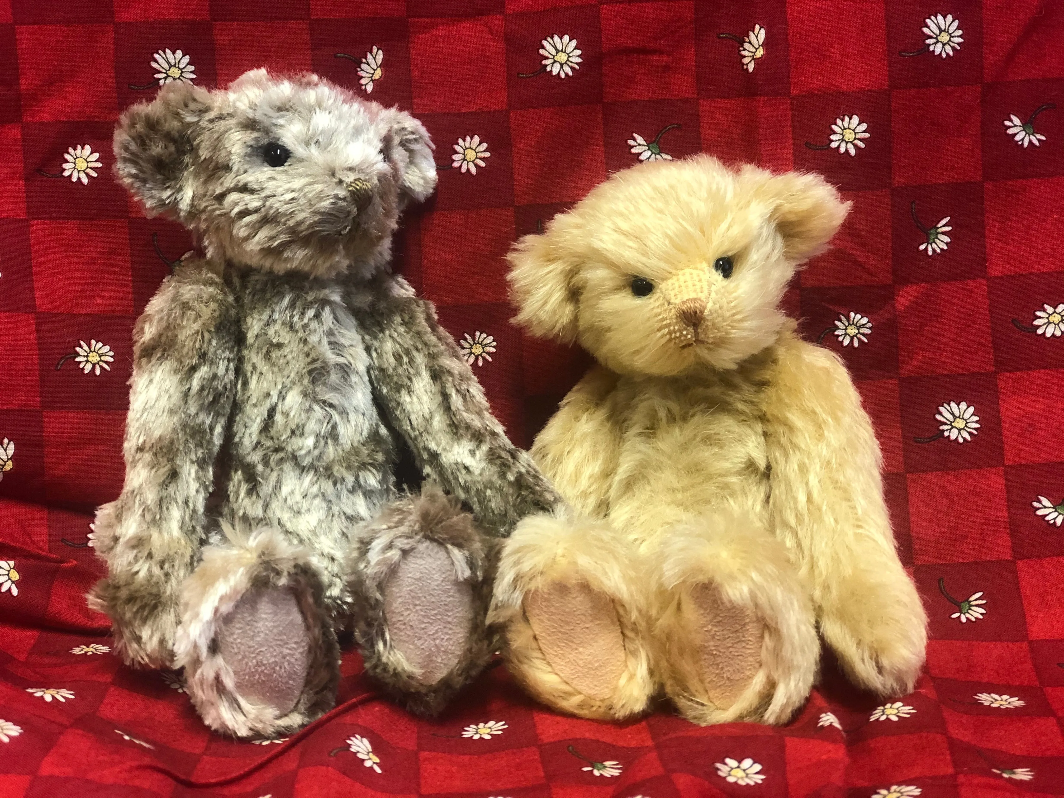 Mohair Teddy Bear Making Kit - Charlotte - With or Without Pattern - 19cm when made