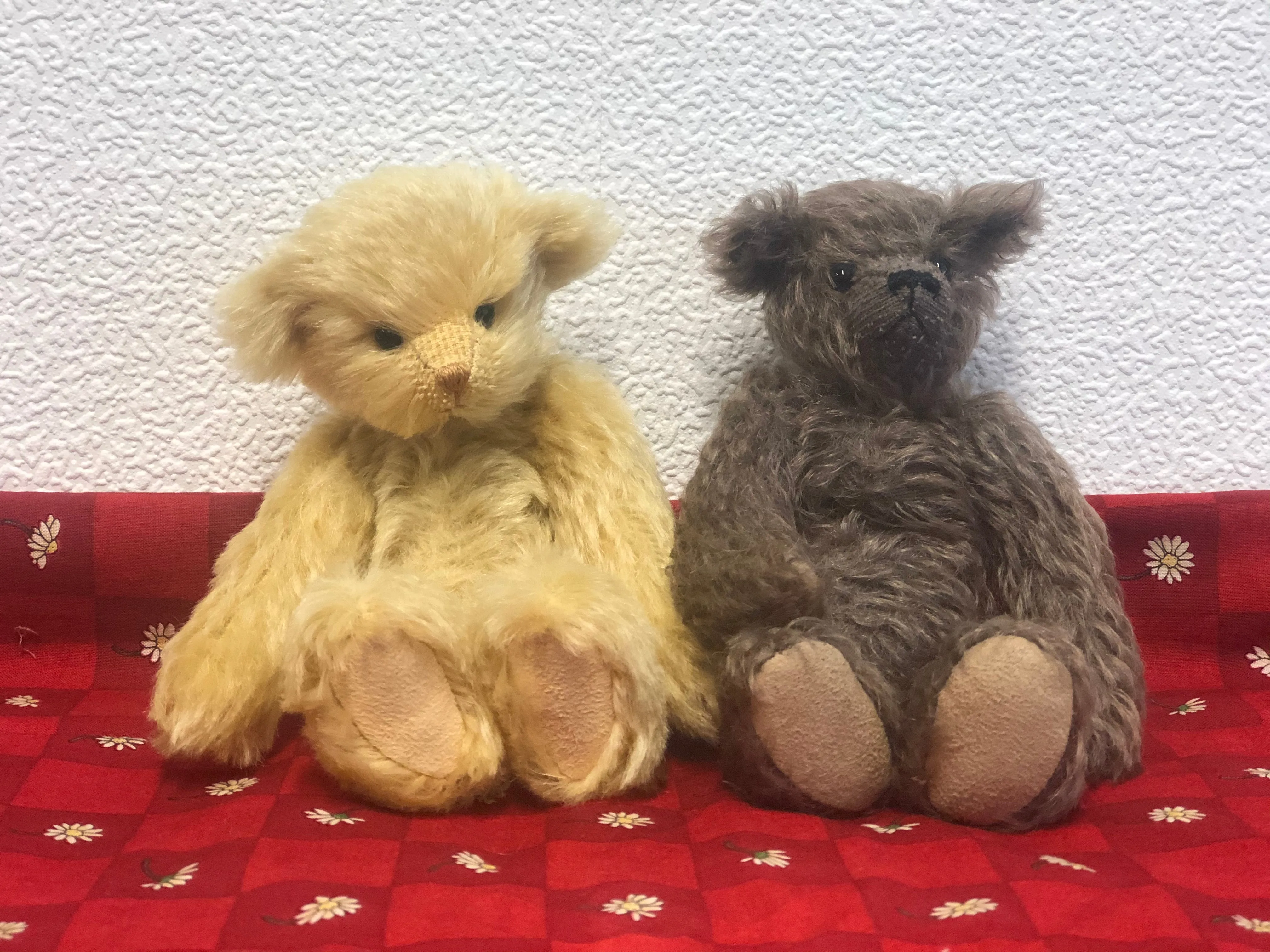 Mohair Teddy Bear Making Kit - Charlotte - With or Without Pattern - 19cm when made