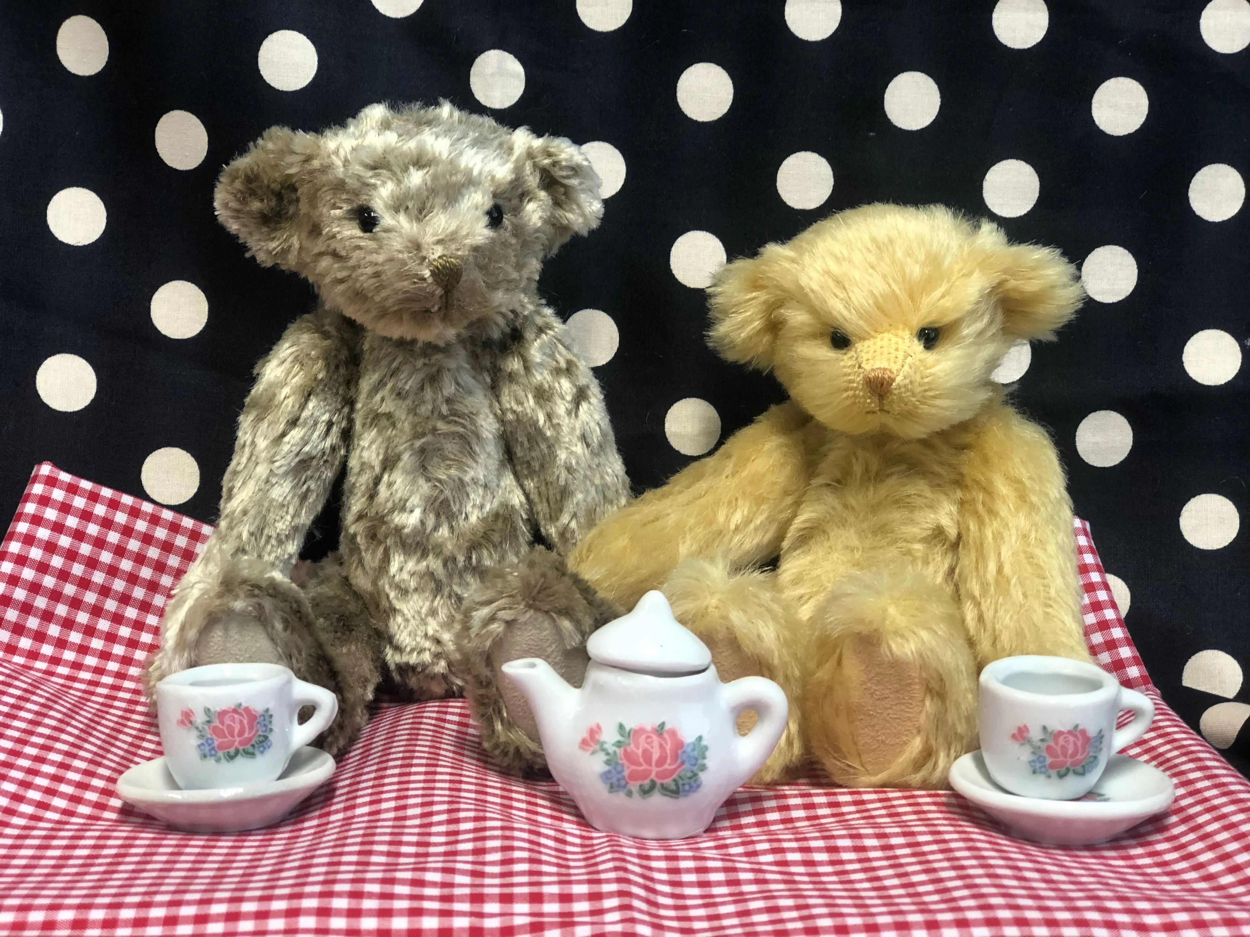 Mohair Teddy Bear Making Kit - Charlotte - With or Without Pattern - 19cm when made
