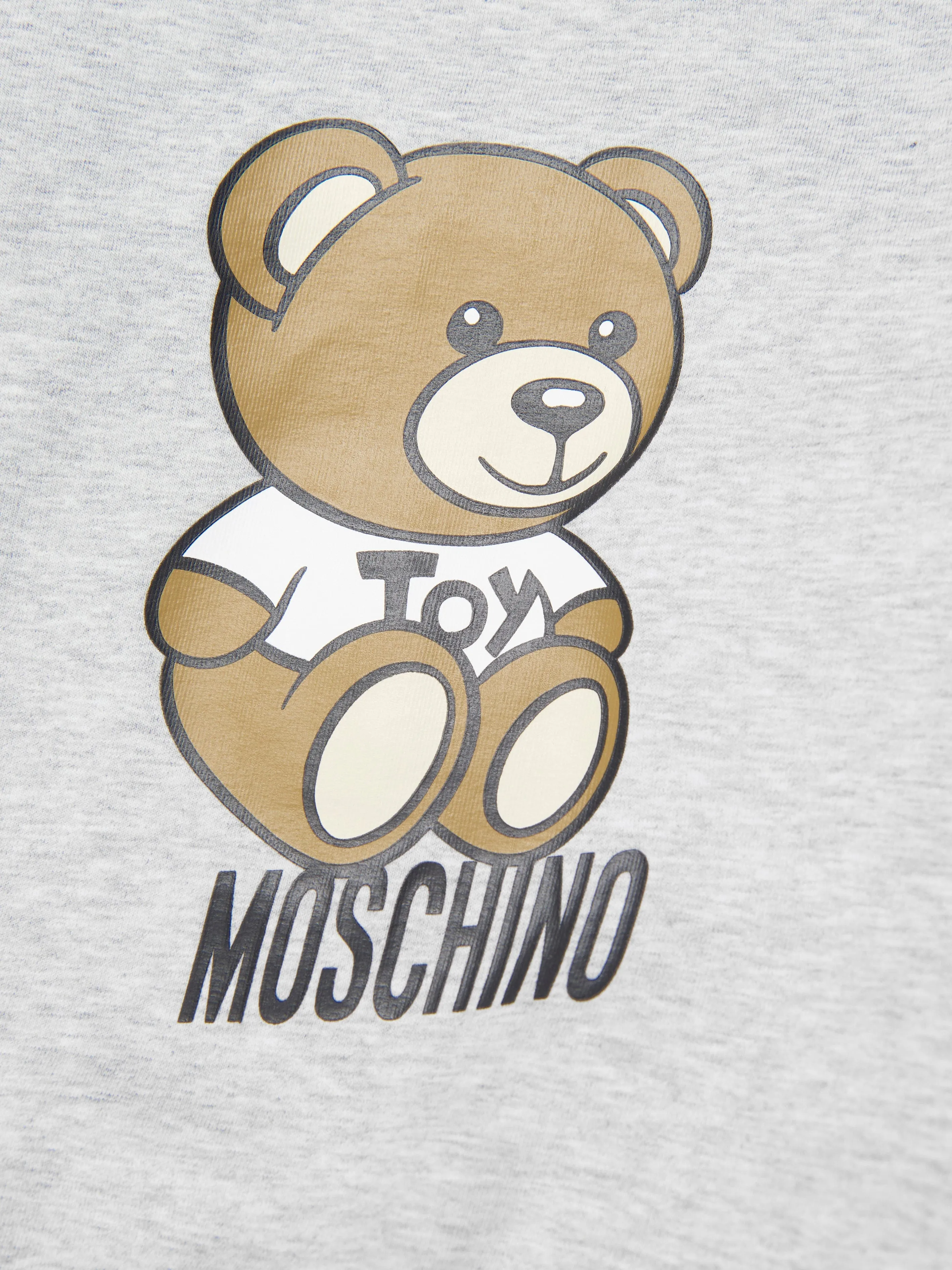 Moschino Baby Teddy Logo Sweatshirt in Grey
