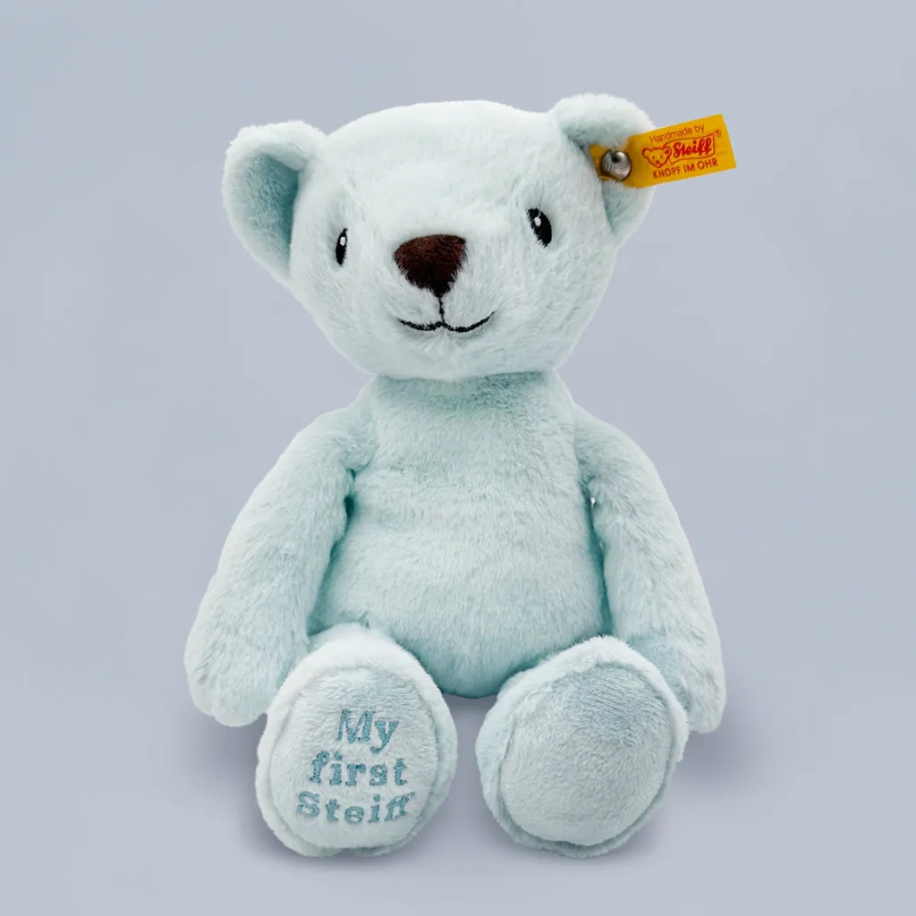 My First Steiff Muslins and Blanket New Baby Gift Set, Blue