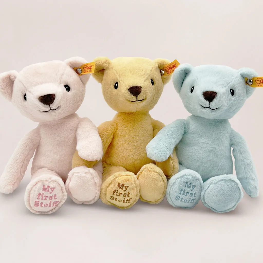 My First Steiff Muslins and Blanket New Baby Gift Set, Blue