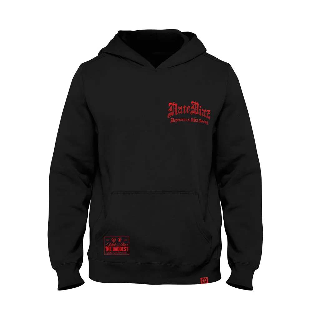 NATE DIAZ JULY 6TH MMXXIV Premium Fashion Hoodie [BLACK] THE BADDEST CAPSULE