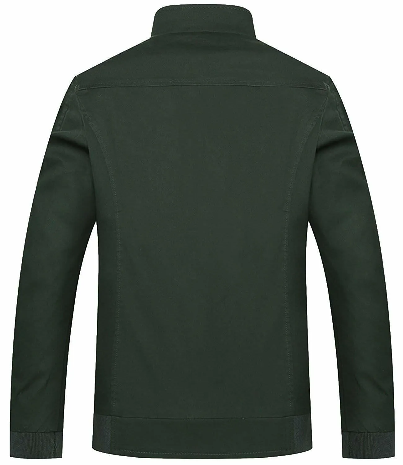 Nidicus Men Spring Breathable Warm Zipper Front Jacket Lightweight Outdoor Coat