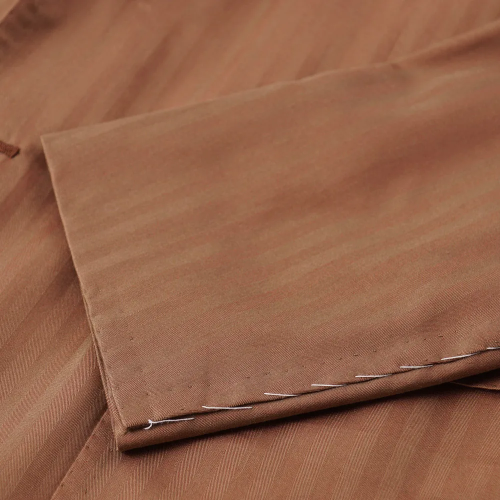 Orazio Luciano Herringbone Cotton and Silk Sport Coat