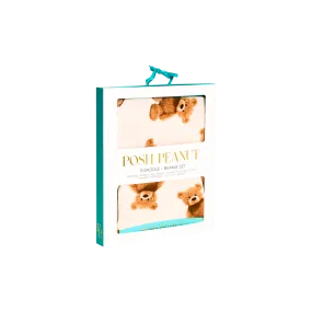 Posh Peanut Infant Swaddle & Beanie Set | Freddy Teddy