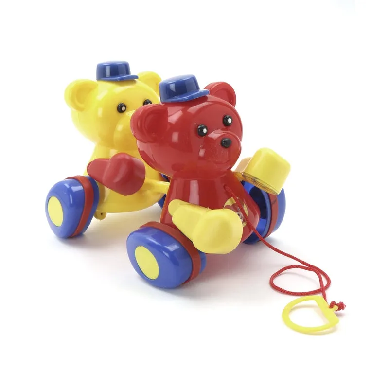 Pull Along Twin Teddy