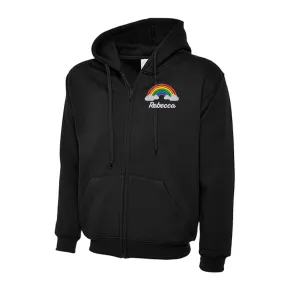 Rainbow with Clouds Hoodie