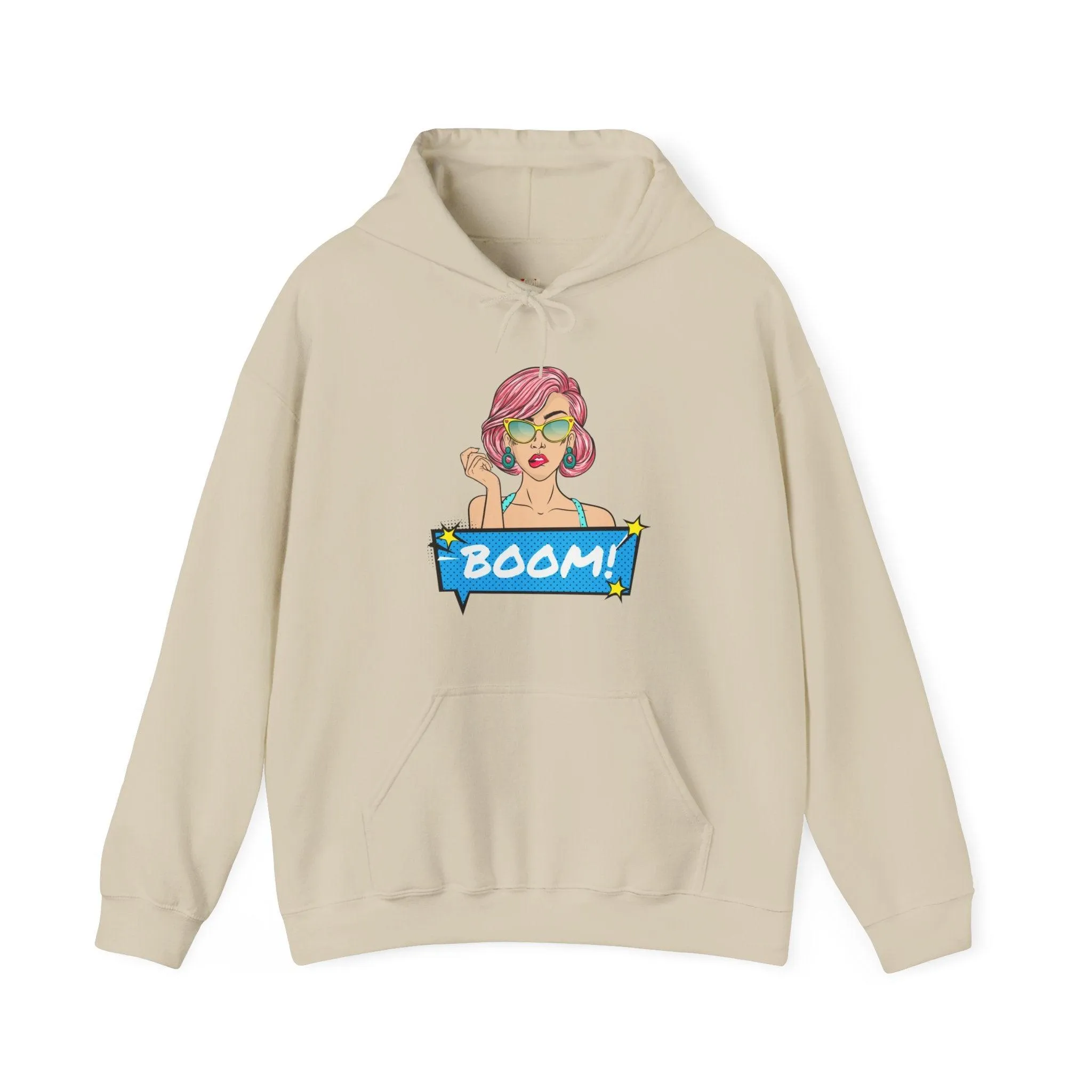 Retro Pop Art Boom Hoodie