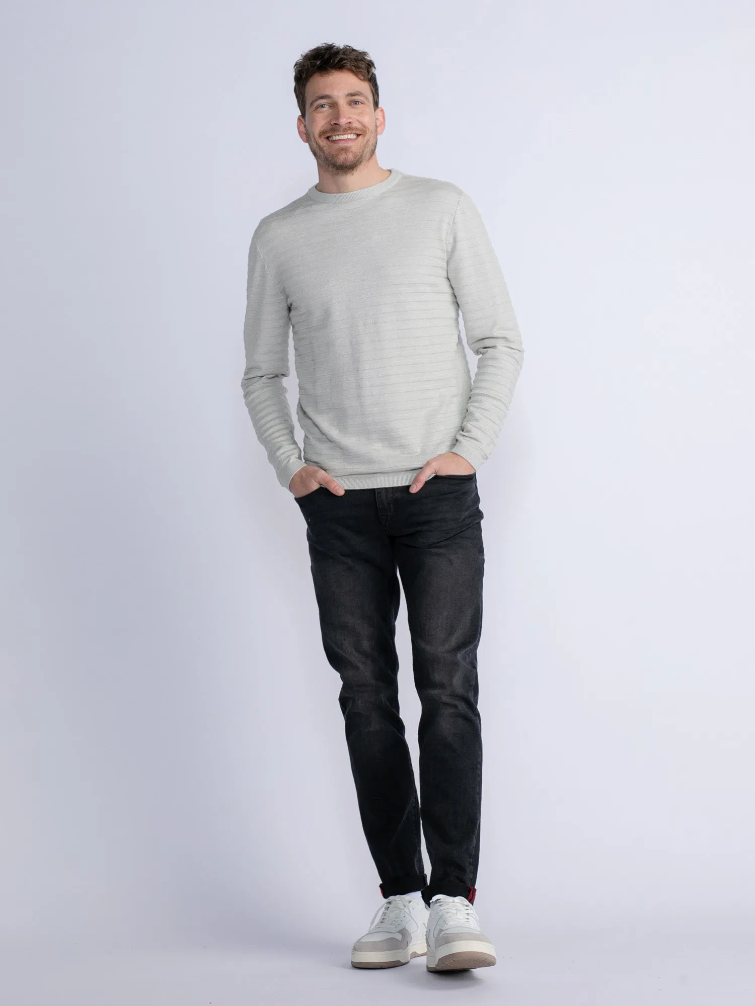 Rib-Knit pullover Crest Hill