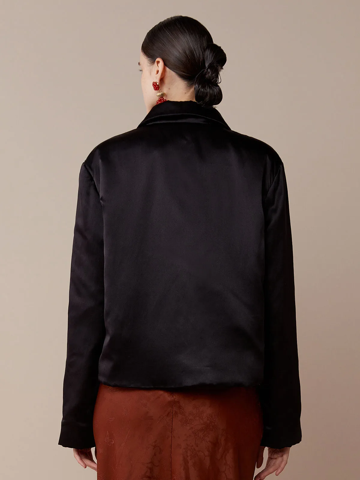 SILKINC Collared Dragon Silk Jacket (Dragon Coat)