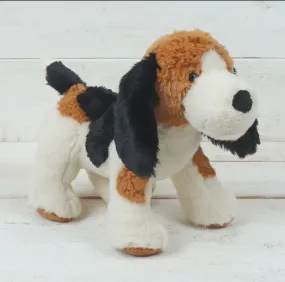 Soft cuddly Beagle Puppy Toy, cuddly puppy dog kids toy, baby toddler soft cuddly dog toy, Baby Shower Gift, Dog Lover Birthday Gift