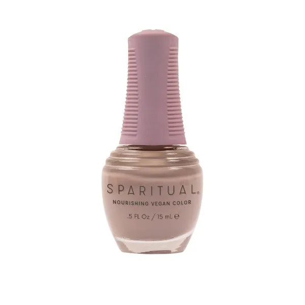 Sparitual Nourishing Lacquer Polish - Unleash - Taupe Lavender Creme - 15ML
