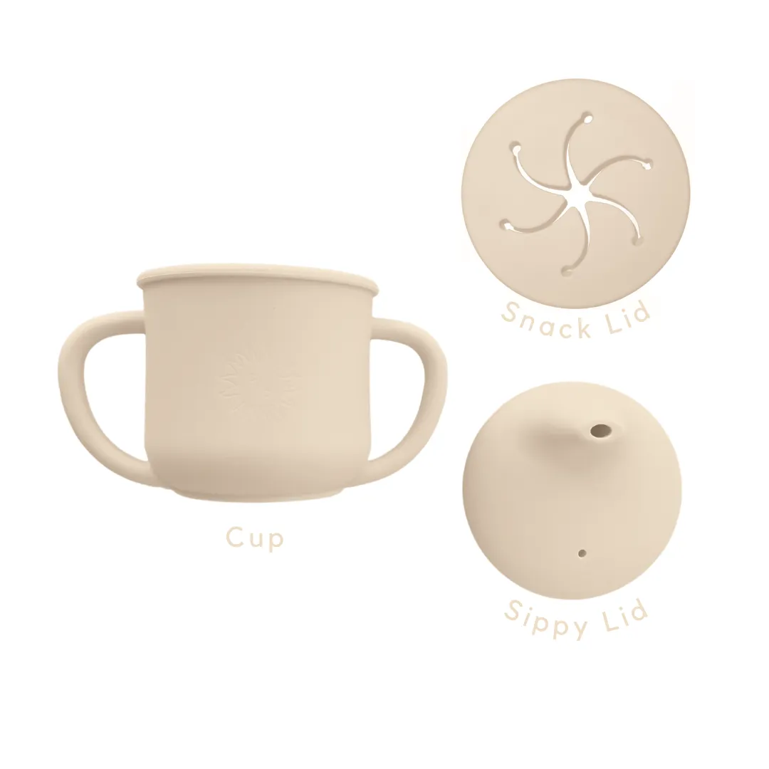 Sundae Bébé - Teddy Bear Picnic Silicone Dinner Set (Vanilla Bean)