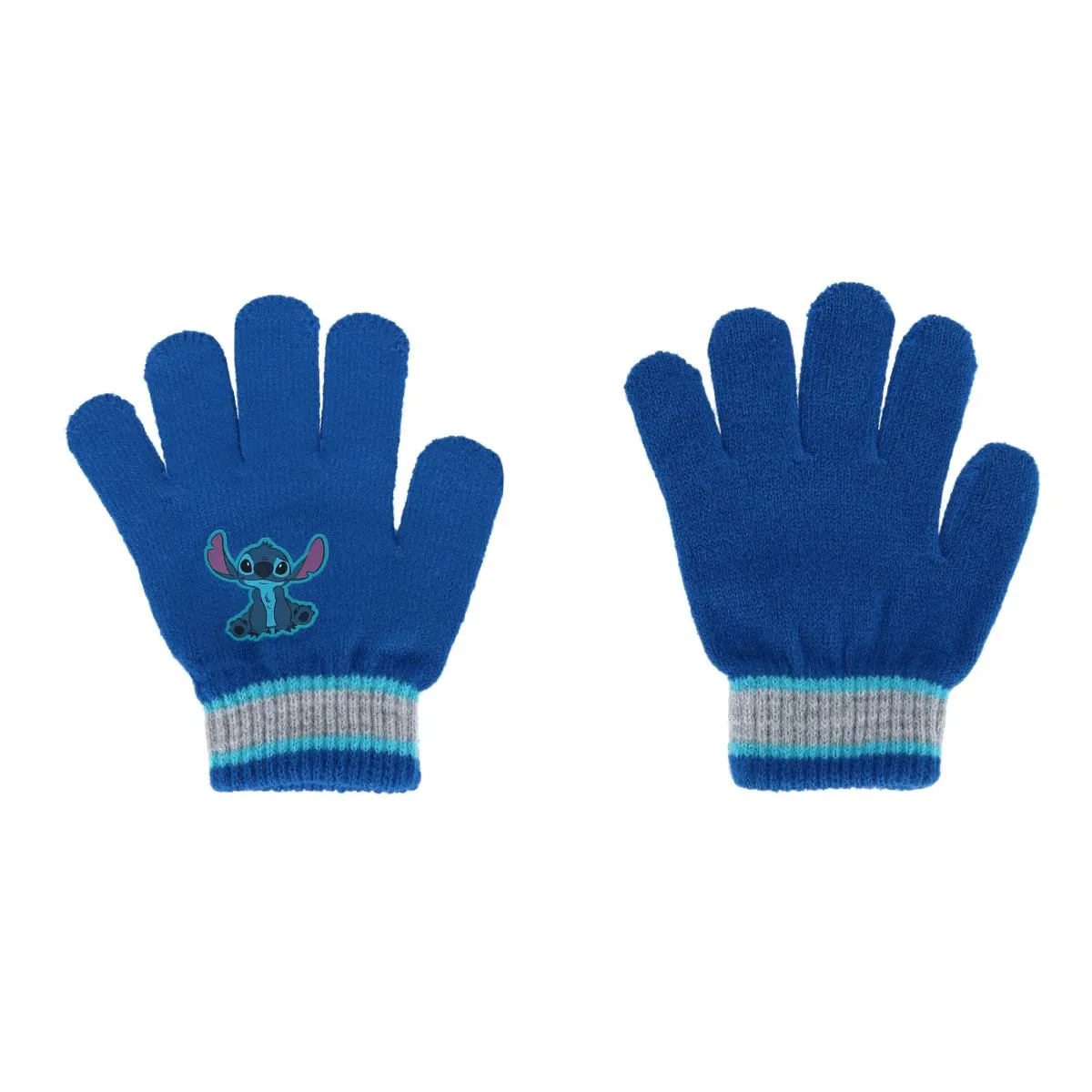 Textiel Trade Kids' One Size Fits Most Disney Lilo & Stitch Hat and Gloves Winter Set