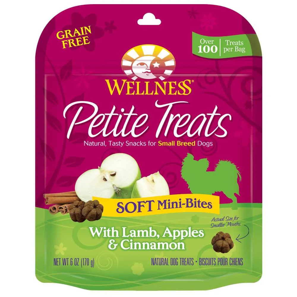Wellness Core Petite Treats Lamb, Apples & Cinnamon Soft Dog Treats 170g
