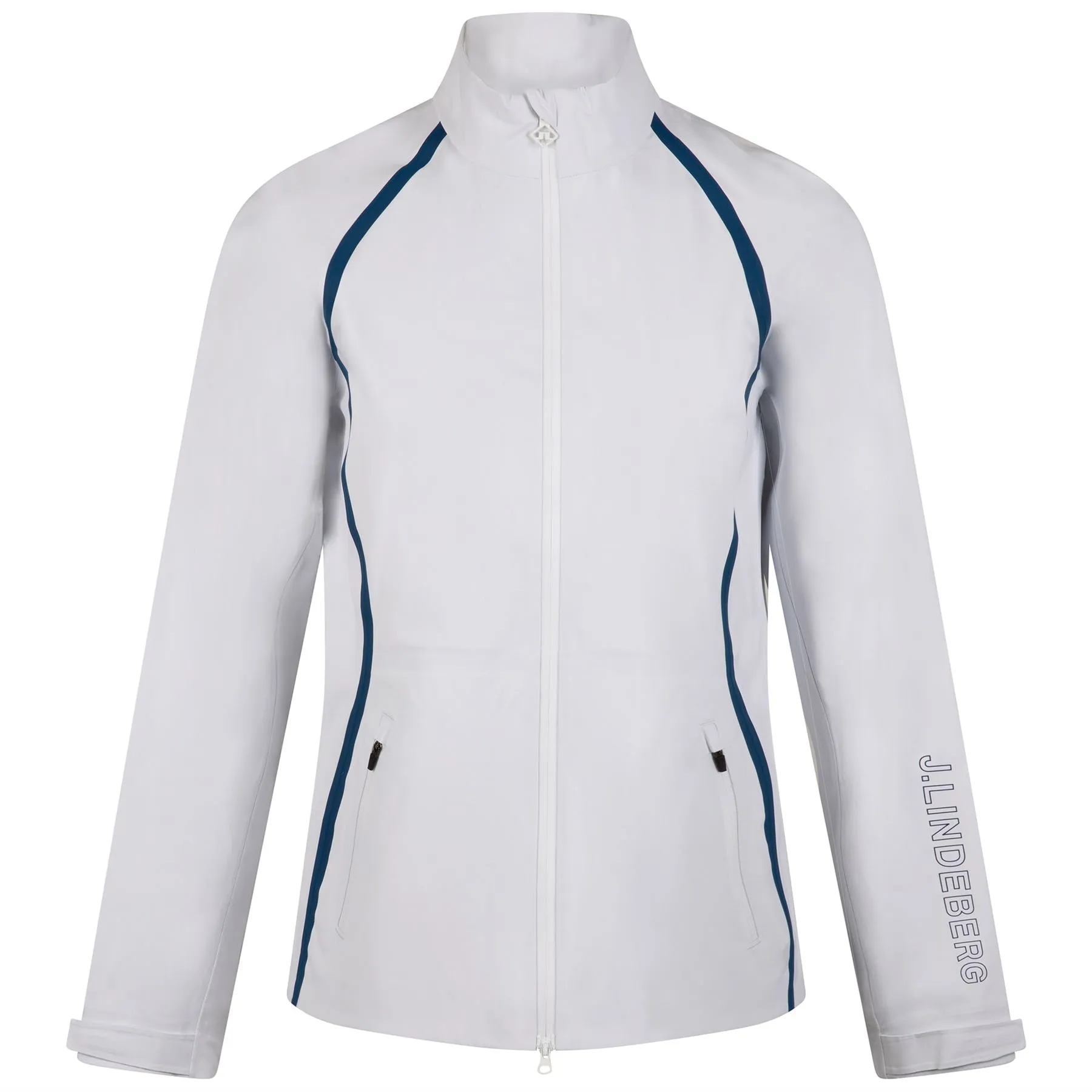 Womens Coral Rain Jacket White - AW23